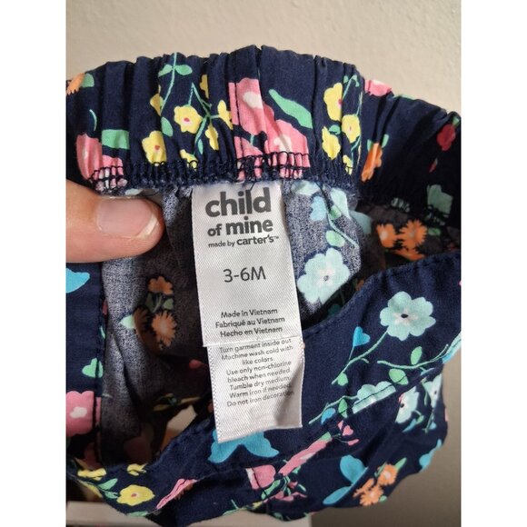 Child of Mine Carter's Outfit Floral Boho Cottage Baby Girls Size 3-6 Months - Picture 7 of 8